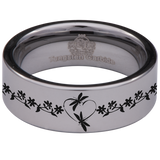 Dragonfly Tungsten Carbide Ring