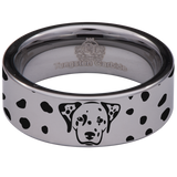 Dalmatian Tungsten Carbide Ring