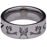 Celtic Butterfly Tungsten Carbide Ring