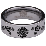 Daisy Tungsten Carbide Ring