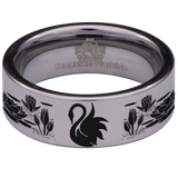 Swan Tungsten Carbide Ring