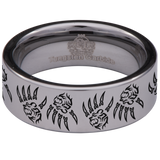 Viking Bear Tungsten Carbide Ring