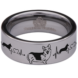 Corgi Tungsten Carbide Ring