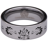 Fox Spirit Animal Tungsten Carbide Ring