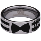 Bowtie Tungsten Carbide Ring
