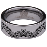 Octopus Tentacle Tungsten Carbide Ring
