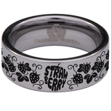 Strawberry Tungsten Carbide Ring