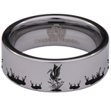 Heron Bird Tungsten Carbide Ring