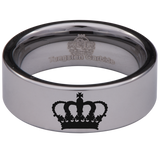 Crown Tungsten Carbide Ring