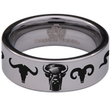 Buffalo Tungsten Carbide Ring