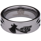 Tomahawk Tungsten Carbide Ring