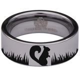 Squirrel Tungsten Carbide Ring