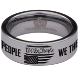 We The People Tungsten Carbide Ring