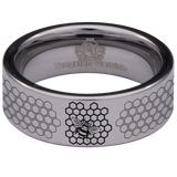 Honeycomb Tungsten Carbide Ring