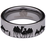 Camel Tungsten Carbide Ring