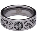 Maori Tungsten Carbide Ring