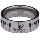 Gymnastics Tungsten Carbide Ring