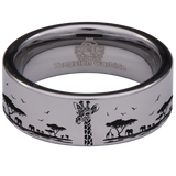 Giraffe Tungsten Carbide Ring