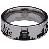 Trucker Life Tungsten Carbide Ring