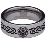 Knotwork Tungsten Carbide Ring