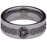 Viking Wolf Tungsten Carbide Ring