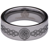 Celtic Lion Head Tungsten Carbide Ring