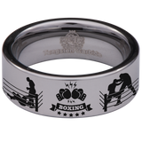 Boxing Tungsten Carbide Ring