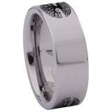 Tree of Destiny Tungsten Carbide Ring