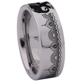 Indian Elephant Tungsten Carbide Ring