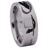 Swimming Tungsten Carbide Ring