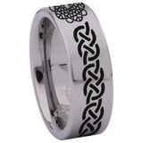 Knotwork Tungsten Carbide Ring