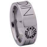 Smile and Be Nice Tungsten Carbide Ring