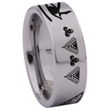 Eye of Horus Tungsten Carbide Ring