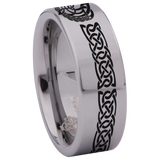 Celtic Horse Tungsten Carbide Ring
