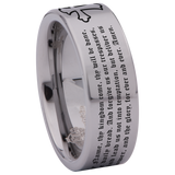Lord's Prayer Tungsten Carbide Ring