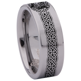 Viking Wolf Tungsten Carbide Ring
