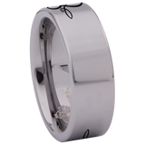 Infinity Cross Tungsten Carbide Ring