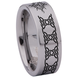 Triquetra Sun Tungsten Carbide Ring