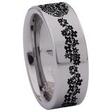 Flower Cluster Tungsten Carbide Ring