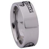 Eat Sleep Hunt Deer Tungsten Carbide Ring