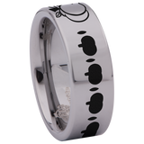 Pumpkin Tungsten Carbide Ring