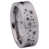Starburst Tungsten Carbide Ring