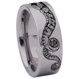 Octopus Tentacle Tungsten Carbide Ring
