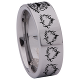 Firefighter's Wife Tungsten Carbide Ring