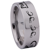 Fish Hook Tungsten Carbide Ring
