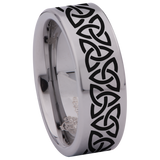 Celtic Chain Tungsten Carbide Ring