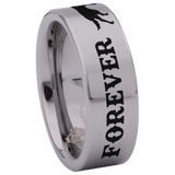 Stay Wild Wolf Tungsten Carbide Ring