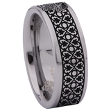 Hamsa Tungsten Carbide Ring