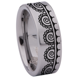 Fancy Tungsten Carbide Ring