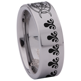 Goddess Pentacle Tungsten Carbide Ring